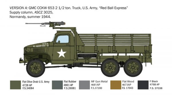 Italeri 6271 GMC 2 1/2 Ton. 6x6 Truck &quot;D-Day 80° Anniversary&quot; 1/35