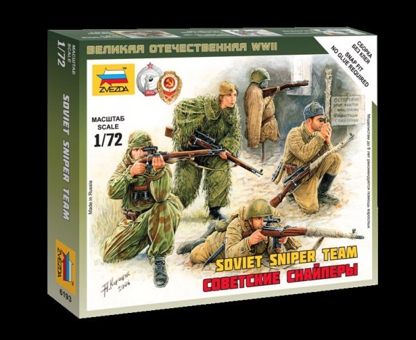 Zvezda 6193 Soviet Snipers 1/72
