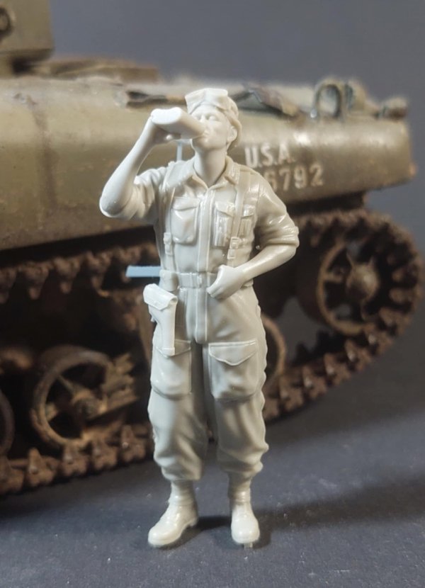 Panzer Art FI35-236 British tanker coverall at rest No2 1/35