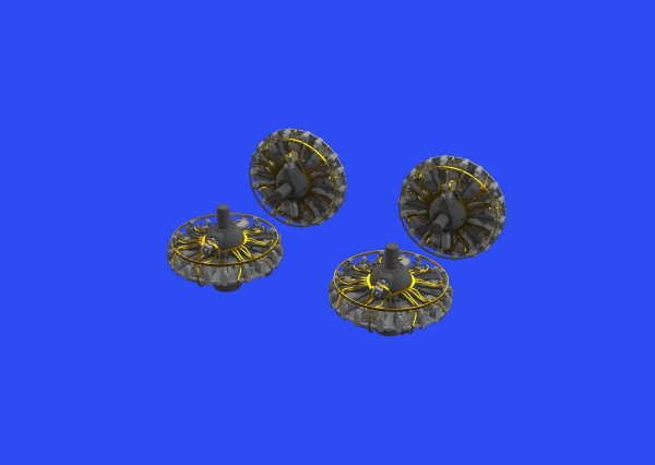 Eduard 6481021 B-17F engines EDUARD 1/48