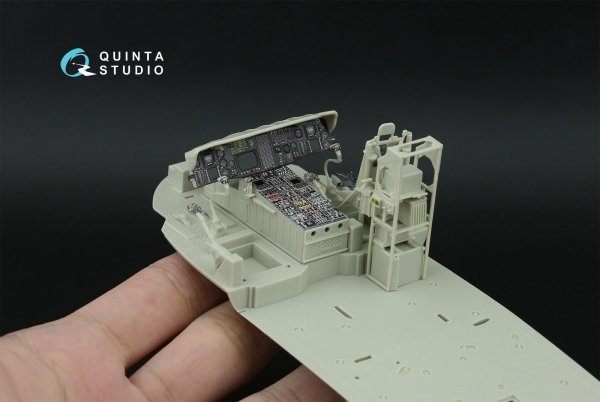 Quinta Studio QDS-35165 HH-60H Rescue Hawk 3D-Printed &amp; coloured Interior on decal paper (Kitty Hawk) (Small version) 1/35