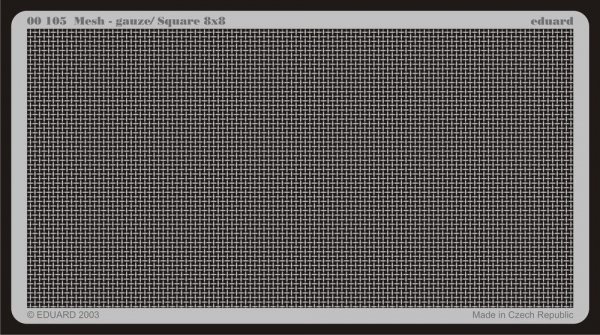 Eduard 00105 Mesh - gauze/ Square 8x8