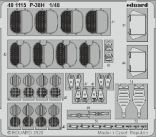 Eduard 491115 P-38H 1/48 TAMIYA