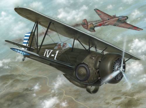 Special Hobby 72223 model 68 Hawk III First Chinese Ace (1:72)