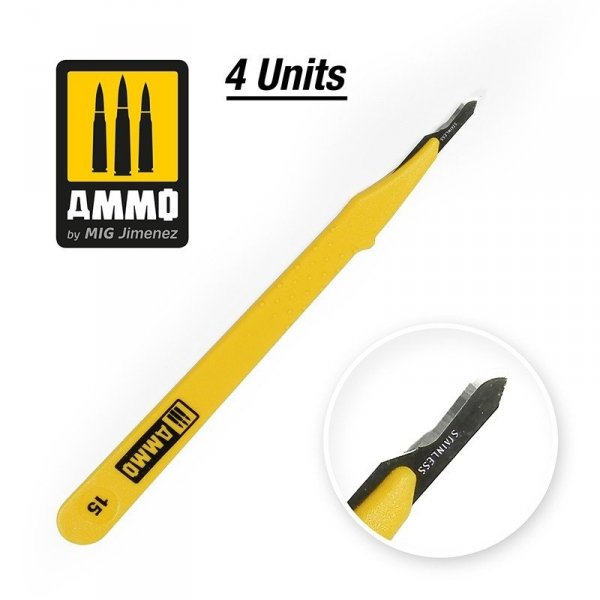 Ammo of Mig 8693 Standard Blade Curved - 4 pcs