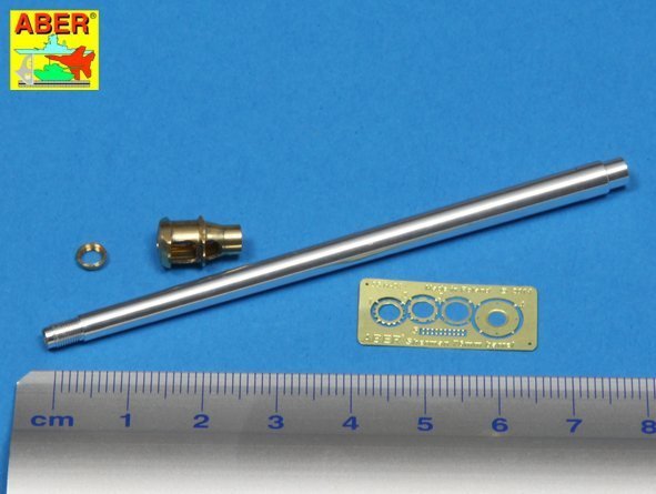Aber 35L-137 U.S 76 mm M1A2 barrel with muzzle brake for Sherman M4 &amp; M-18 Hellcat (1:35)	