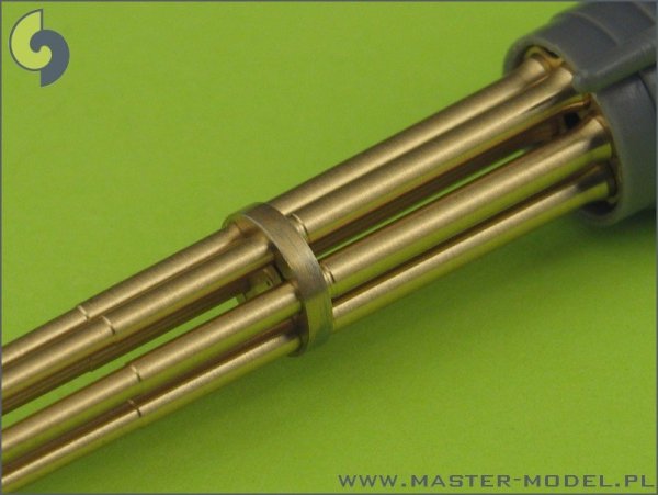 Master AM-32-029 M61 A1 Vulcan - Six-barrelled rotary 20mm cannon - turned barrels with etched barrel clamps (1:32)