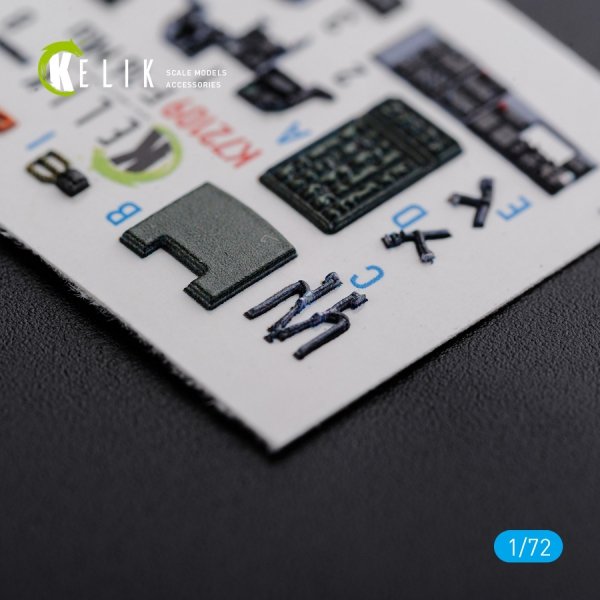 KELIK K72109 F-16 MLU interior 3D decals for Revell kit 1/72