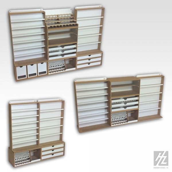 Hobby Zone HZ-s4b Modułowy Wieszak na Farby x 7