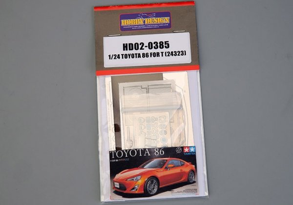 Hobby Design HD02-0385 Toyota 86 / GT86 / FRS Detail up Parts for Tamiya 1/24