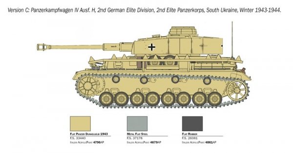 Italeri 6578 Pz. Kpfw. IV Ausf. H 1/35