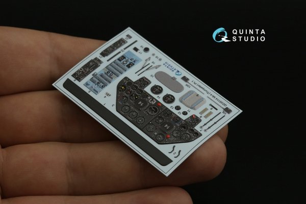 Quinta Studio QD35114 Mi-4 3D-Printed &amp; coloured Interior on decal paper (Trumpeter) 1/35