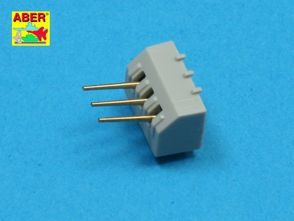 Aber 350L-33 Set of 16 pcs 102 mm type BL Mk.IX barrels for Royal Navy (1:350)