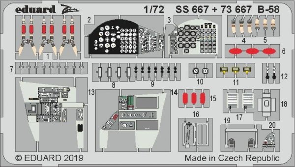 Eduard SS667 B-58 1/72 ITALERI