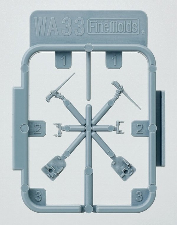 Fine Molds WA33 U.S.NAVY 5&quot;/38 Caliber Gun (0pen Mount) 1/700