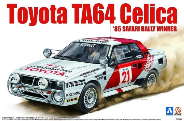 Beemax 24004 Toyota TA64 Celica 85 Safari Rally Winner 1/24