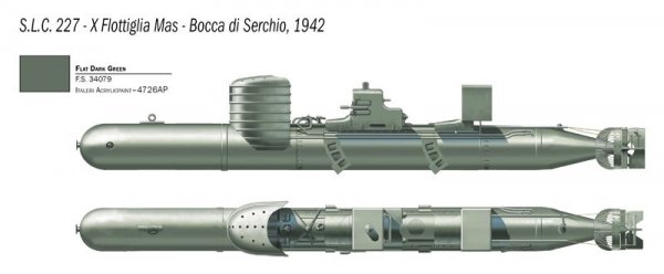 Italeri 5621 S.L.C. MAIALE with crew 1/35