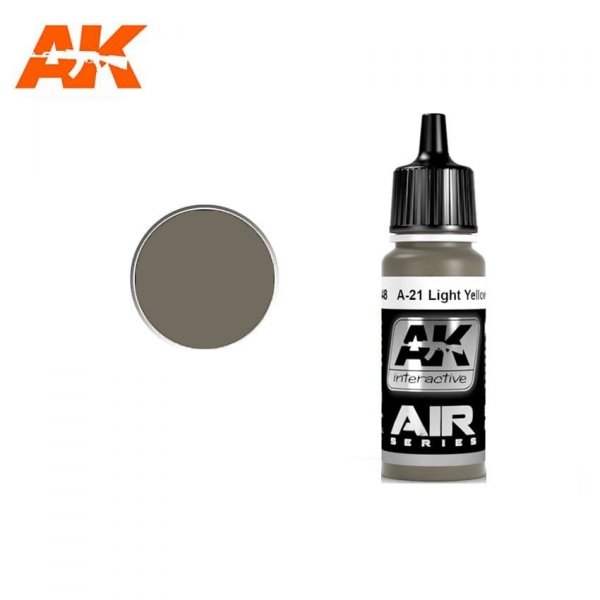 AK Interactive AK2248 A-21M LIGHT YELLOWISH BROWN 17ml