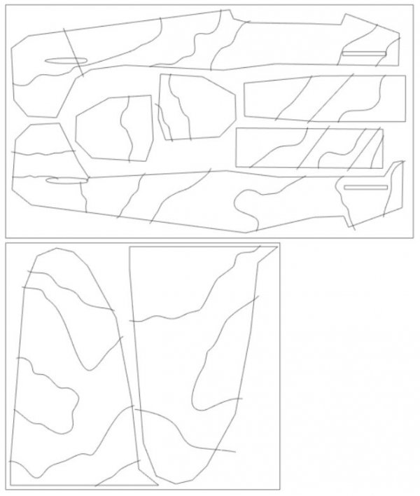 Omask 44009 Spitfire Mk.II camouflage surfaces M.Feric kamo G (for Eduard 11146) 1/48