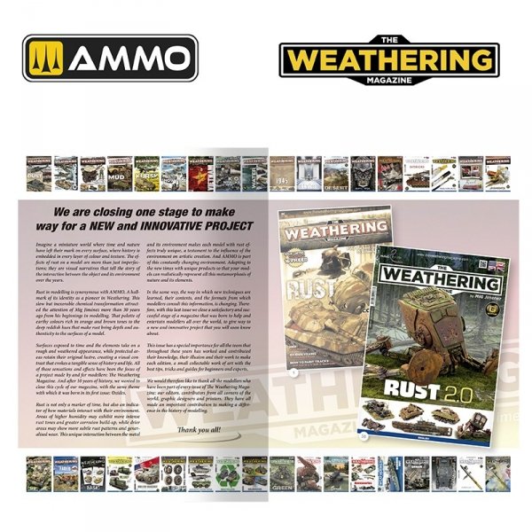 Ammo of Mig 4537PL THE WEATHERING MAGAZINE 38 - Rdza 2.0 (Polski)