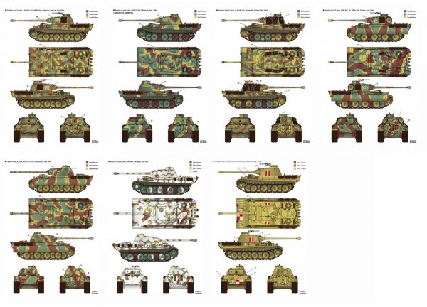 Academy 13529 Pz.Kpfw.V Panther Ausf.G Ver.Early 1/35