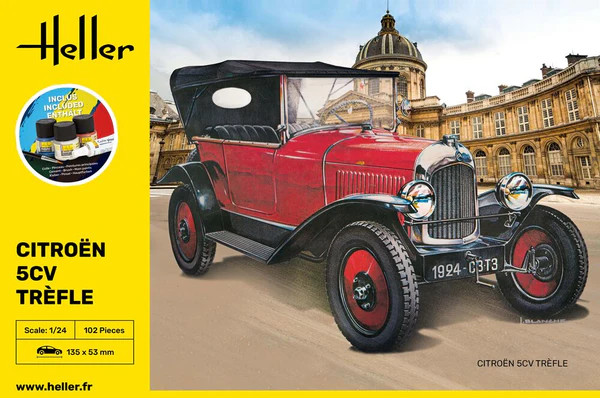 Heller 56702 STARTER KIT Citroen 5CV Trefle 1/24