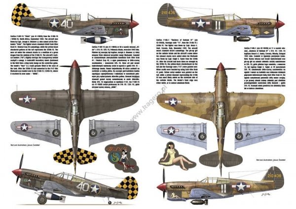 Kagero 3043 Curtiss P-40 vol. III EN