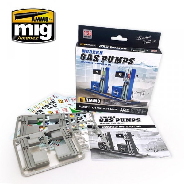AMMO of Mig Jimenez 8501 MODERN GAS PUMPS Limited Edition (1:35)