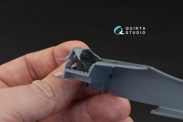 Quinta Studio QD48128 Fw 190 A-8/A-9 (R11) 3D-Printed &amp; coloured Interior on decal paper (for Eduard kit) 1/48