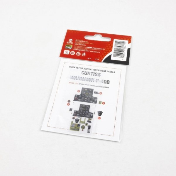 Red Fox Studio QS-32172 P-40B Warhawk for GWH 1/32