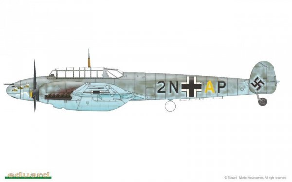 Eduard 7081 Bf 110C/ D (1:72)