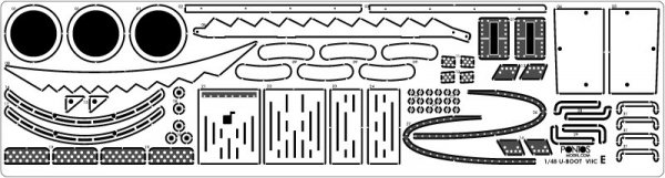 Pontos 48001F1 U-Boot Type VII C Detail up set 1/48