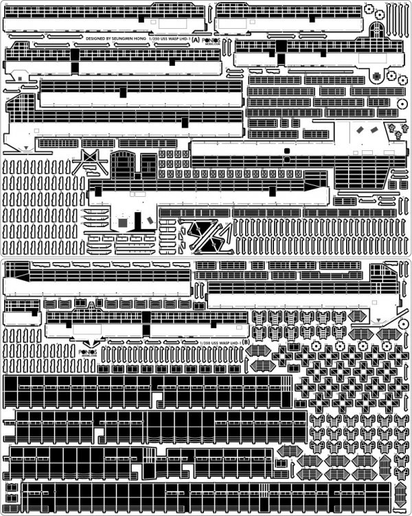 Pontos 37041F1 USS LHD-1 Wasp Detail Up Set 1/350