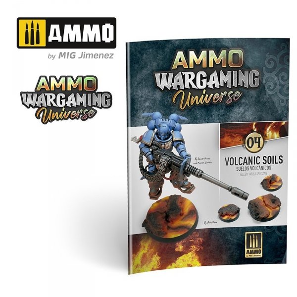 Ammo of Mig 6923 AMMO WARGAMING UNIVERSE Book 04 - Volcanic Soils (English, Castellano, Polski)