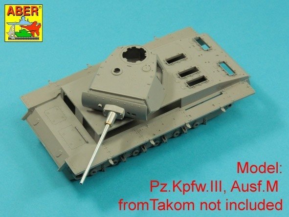  Aber 35L-316 Lufa 50mm KwK39l/60 do czołgu Panzer III J póżny 1/35