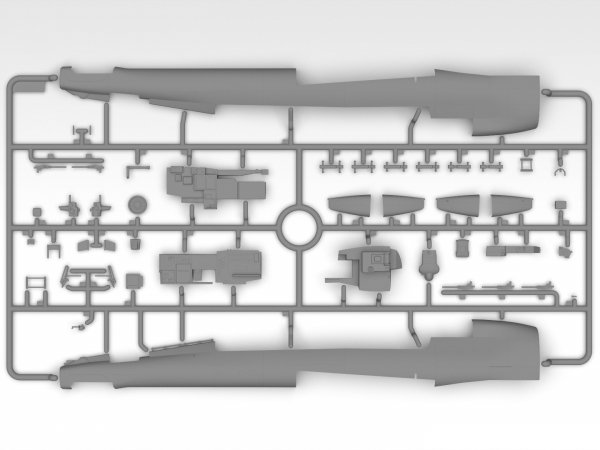 ICM 48275 Do 217K-2 with Gliding Bombs Fritz-X WWII German Bomber 1/48