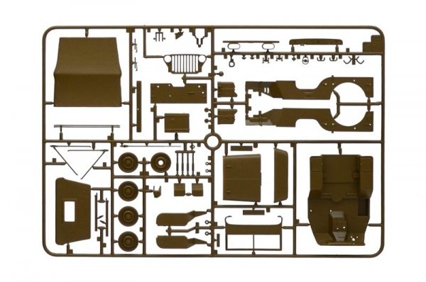 Italeri 6355 WILLYS JEEP 1/4 TON 4X4 ARMA DEI CARABINIERI 1/24