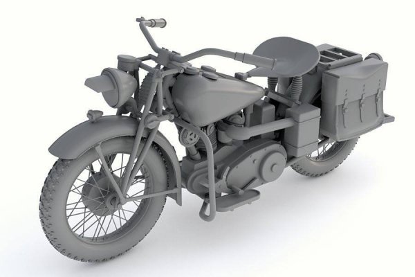 Thunder Model 35003 US Military Motorcycle Indian 741B 1/35