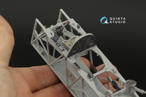 Quinta Studio QD32117 Fairey Swordfish Mk.II 3D-Printed &amp; coloured Interior on decal paper (Trumpeter) 1/32