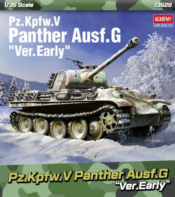 Academy 13529 Pz.Kpfw.V Panther Ausf.G Ver.Early 1/35