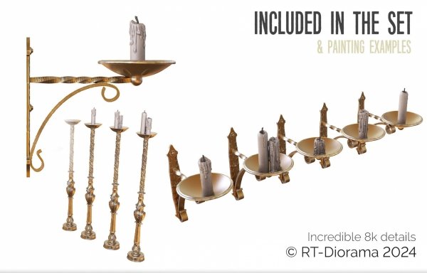 RT-Diorama 35429 Church candles &amp; Accessories 1/35