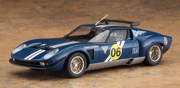 Hasegawa SP556 Wild Egg Girls Lamborghini Jota SVR &quot;Sasha Ilyushina&quot; w/Figure 1/24