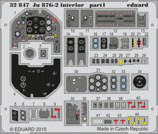 Eduard 32847 Ju 87G-2 interior 1/32 TRUMPETER