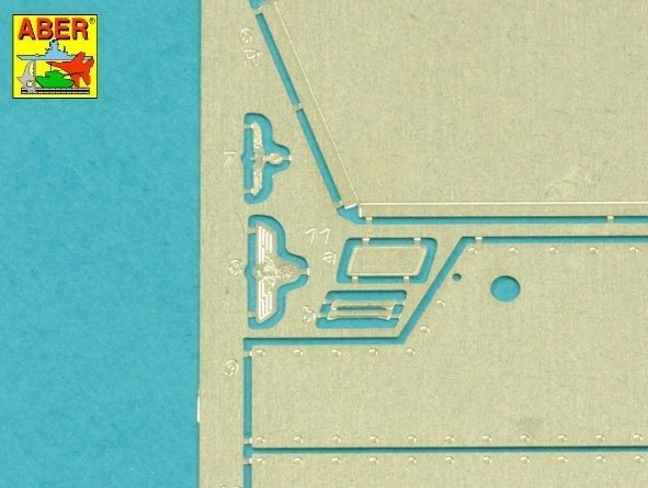 Aber 16140 Tiger I,E Tunezyjski z 501 Abt.- Turret pod / Zasobnik wieżowy 1/16