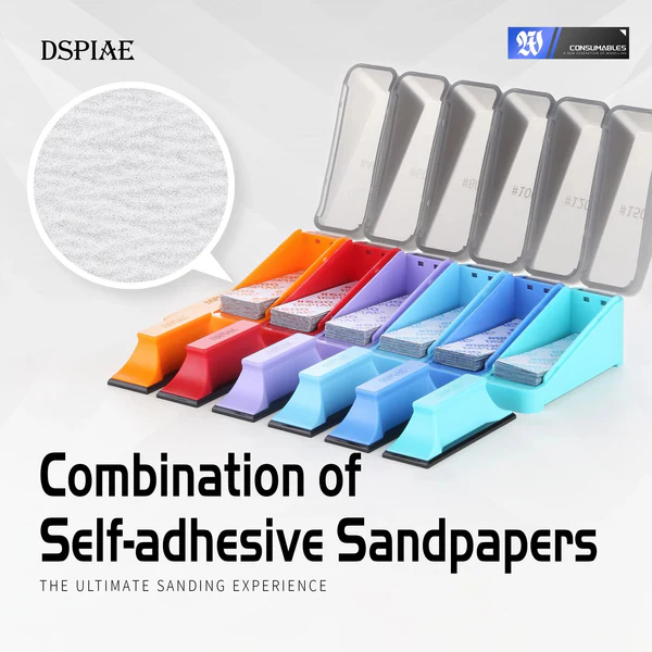 DSPIAE XSP-S01 Self-Adhesive Sandpapers Set