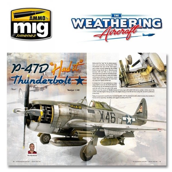 AMMO of Mig Jimenez 5215 The Weathering Aircraft Issue 15. GREASE &amp; DIRT (English)