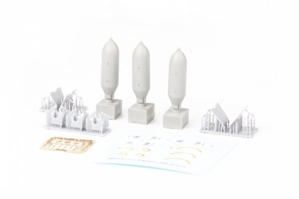 Eduard 6481079 P-40 500lb M64 US bombs EDUARD 1/48