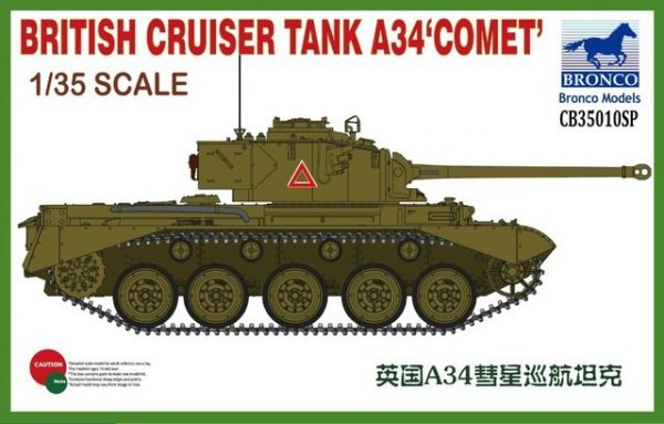 Bronco CB35010SP British Cruiser Tank A34 Comet (1:35)