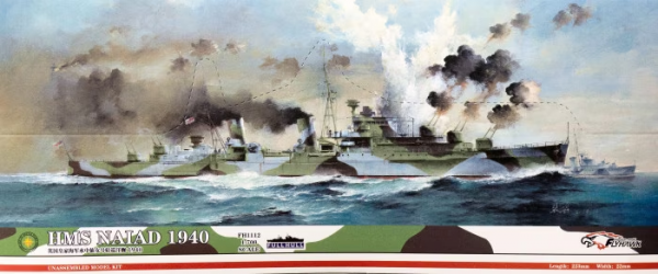 FlyHawk Model FH1112 HMS Naiad 1940 1/700