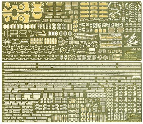 Fujimi 116952 Photo-Etched Parts for Fune Next IJN Battleship Musashi 1/700